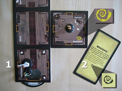 Betrayal at House on the Hill - Spielmaterial eines Spielers