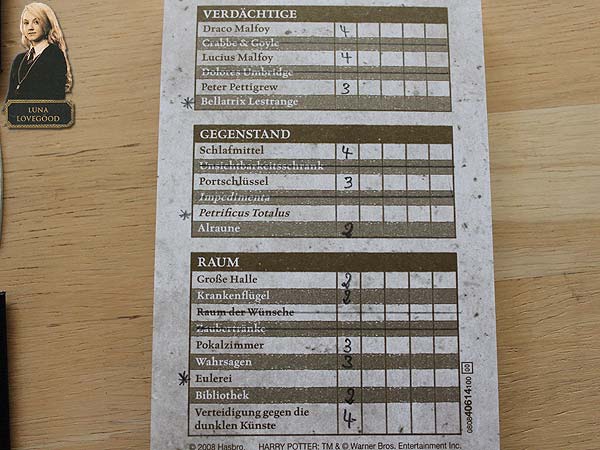 Cluedo – Harry Potter - brettspiele-report