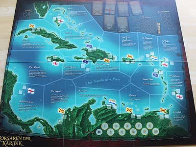 Korsaren der Karibik - Spielbrett