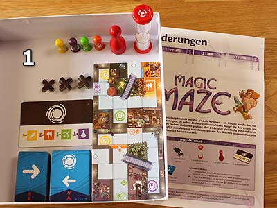 Magic Maze - Spielmaterial