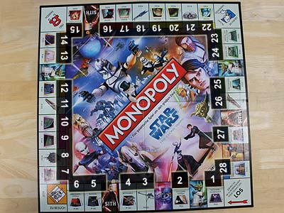 Monopoly - Star Wars - The Clone Wars - Spielbrett