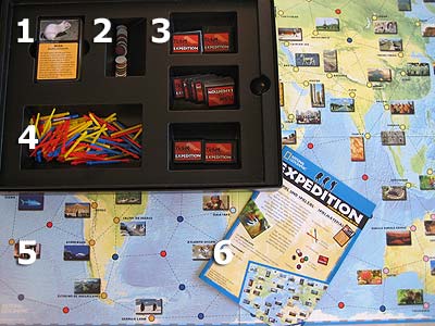 National Geographic Expedition - Spielmaterial