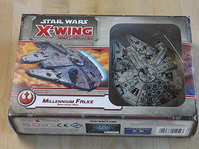Star Wars X-Wing Miniaturen-Spiel - Erweiterung-Pack - Millennium Falke - Spielbox
