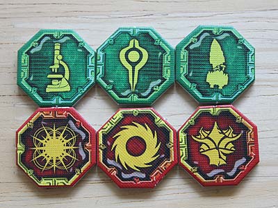 Twilight Imperium 3 - Shards of the Throne - Space Domain Counters