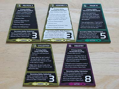 Twilight Imperium 3 - Shards of the Throne - Strategy Cards