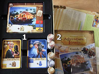 Adventure Tours - Spielmaterial