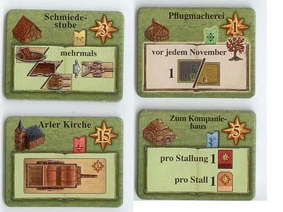Arler Erde - Gebäudemarken