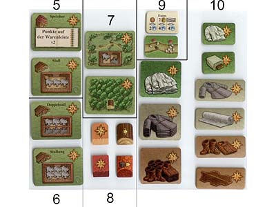 Arler Erde - Marken & Plättchen