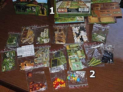 Arler Erde - Spielmaterial