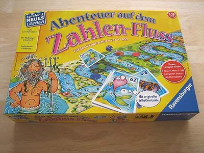 Abenteuer auf dem Zahlenfluss - Spielbox