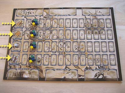 Akkon - Spielplan