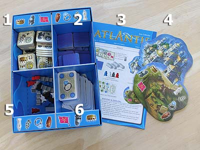 Atlantis - Spielmaterial