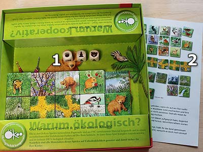 Bärenspiel - Spielmaterial