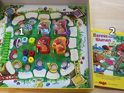 Bennis bunte Blumen - Spielmaterial