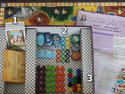Broom Service - Spielmaterial