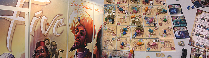 Spielbeschreibung - Five Tribes von der SPIEL 14 in Essen