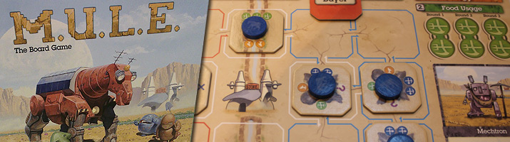 Spielbeschreibung - M.U.L.E. von der SPIEL 15 in Essen