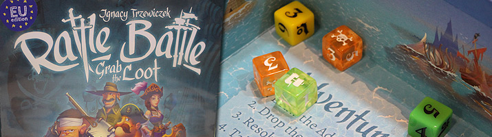 Spielbeschreibung - Rattle, Battle, Grab the Loot von der SPIEL 15 in Essen