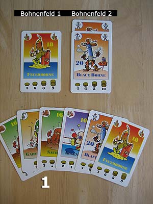 Bohnanza - Neue Bohnenkarten ziehen