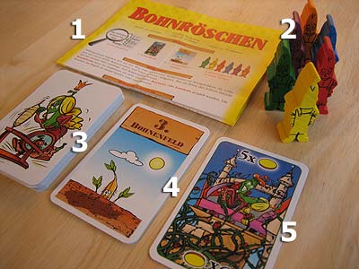 Bohnanza - Bohnröschen - Spielmaterial