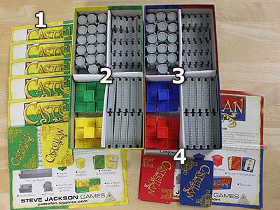 Castellan - Spielmaterial
