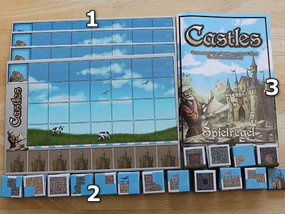 Castles - Spielmaterial