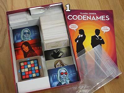 Codenames - Spielmaterial