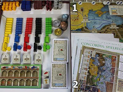 Concordia - Spielmaterial