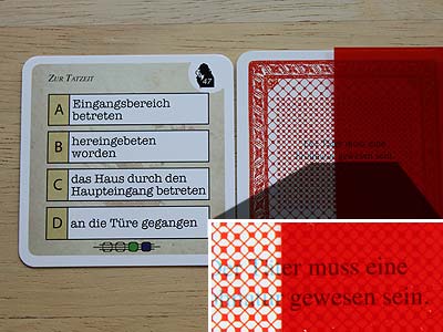 Crime & Mystery - Bakerstreet Files - Indizienkarte