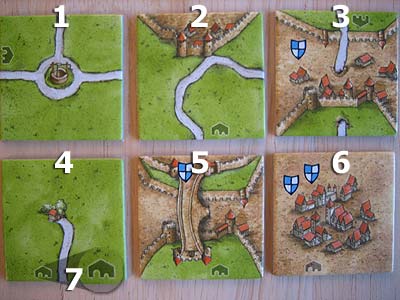 Carcassonne - Abtei und Bürgermeister - Neue Landschaftskarten
