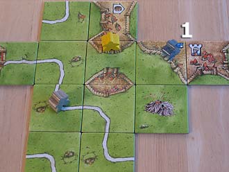 Carcassonne - Burgfräulein und Drache - Das Burgfräulein