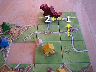 Carcassonne - Burgfräulein und Drache - Drache