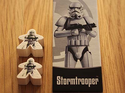 Carcassonne - Star Wars - Meeple und Charakterkarte