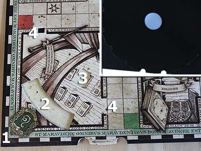 Cluedo - Harry Potter - Raumdetails