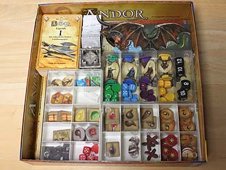 Die Legenden von Andor - Conrad-Boxen - Unterbringung in der Spielbox