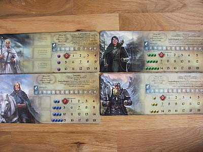 Die Legenden von Andor - Die letzte Hoffnung - Heldentafeln