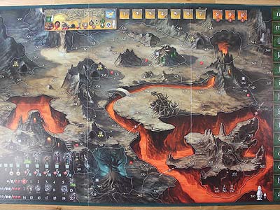 Die Legenden von Andor - Die letzte Hoffnung - Spielplan Rückseite