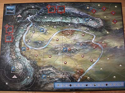 Die Schlacht der Fünf Heere - Spielplan