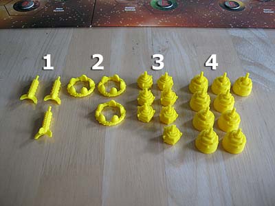 Die Sternenfahrer von Catan - Spielfiguren