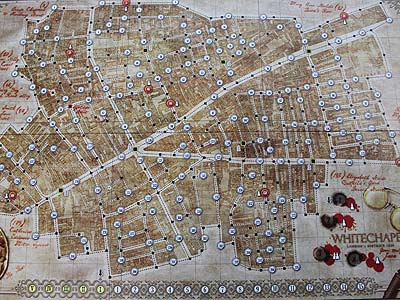 Die Akte Whitechapel - Spielplan