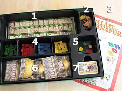 Der Palast von Eschnapur - Spielmaterial