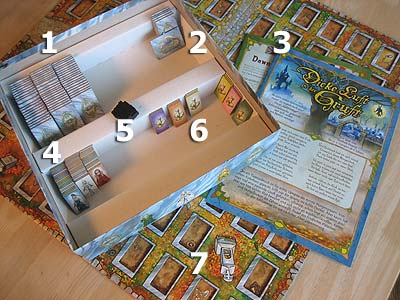 Dicke Luft in der Gruft - Spielmaterial