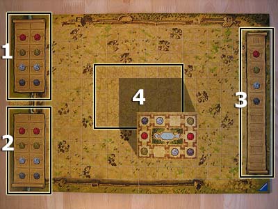 Die Baumeister von Arkadia - Spielplan