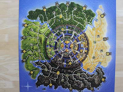 Die goldene Stadt - Spielplan