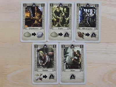 Die Säulen der Erde - Das Kartenspiel - Vorteilskarten