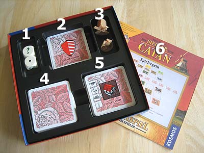 Die Siedler von Catan - Das Kartenspiel - Spielmaterial