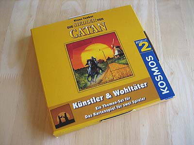 Die Siedler von Catan - Das Kartenspiel - Künstler und Wohltäter - Spielbox