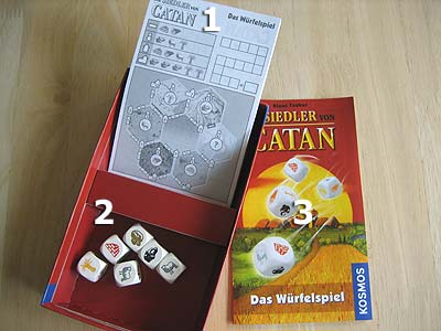 Die Siedler von Catan - Das Würfelspiel - Spielmaterial