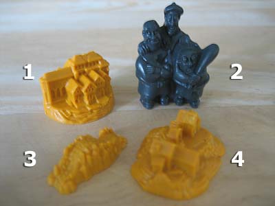 Die Siedler von Catan - Spielfiguren und Räuber