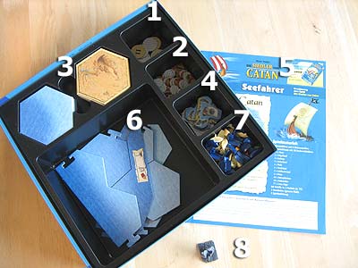 Die Siedler von Catan - Seefahrer - Spielmaterial